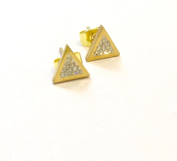 ORECCHINI TRIANGOLI STRASS