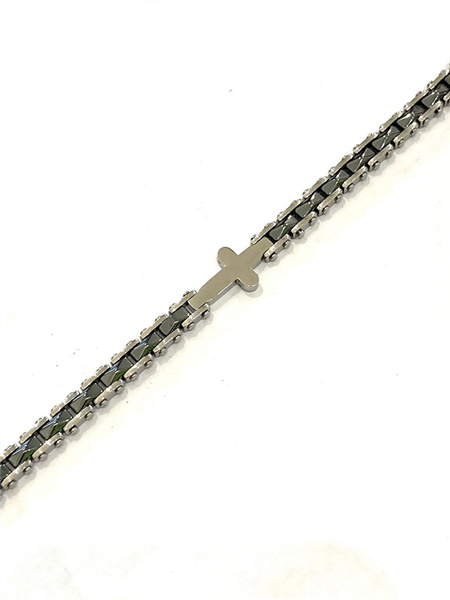 BRACCIALE MAGLIE E CROCE