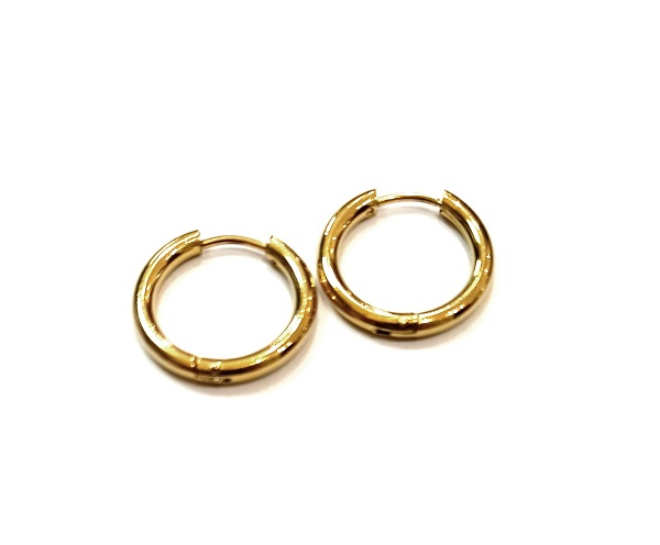 CERCHIETTO ORO ACCIAIO 12MM