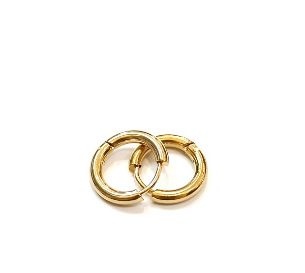 CERCHIETTO ORO IN ACCIAIO 14MM
