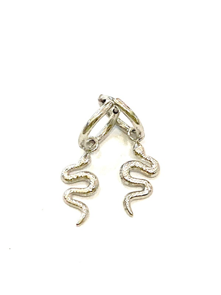 CERCHIETTI CON SERPENTINO ARGENTO