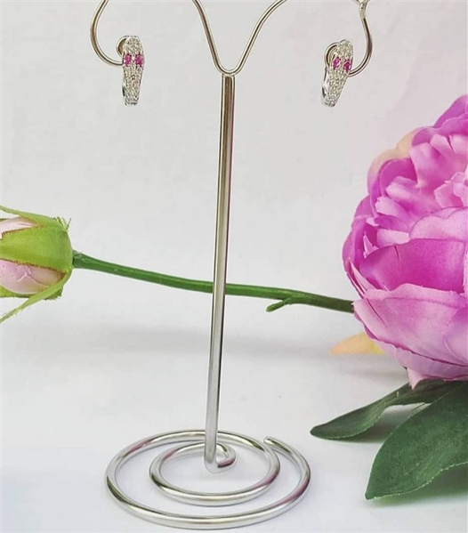 CERCHIETTI SERPENTI ARGENTO E ROSA