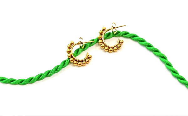 CERCHIETTI SFERE PICCOLINE ORO