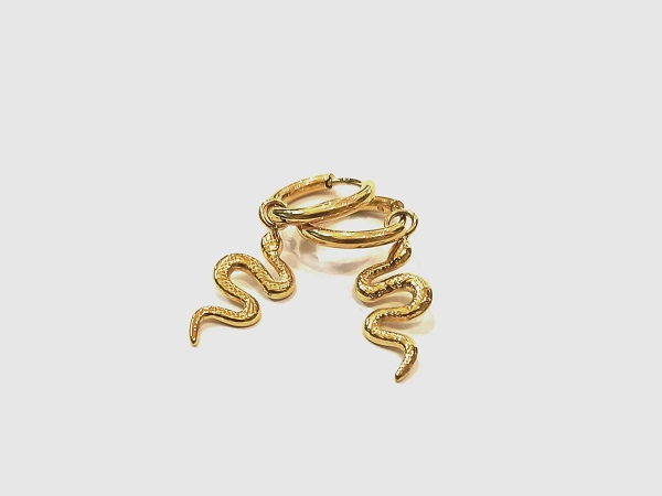 CERCHIETTI CON SERPENTINO ORO
