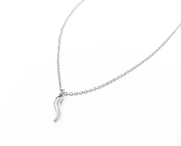 COLLANA CORNO ARGENTO