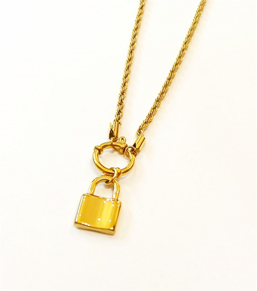 COLLANA LUCCHETTO ORO