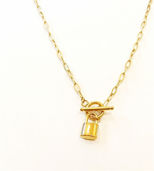 COLLANA LUCCHETTO SMALL ORO