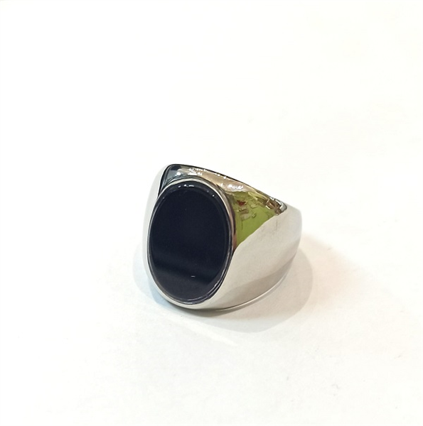 ANELLO NERO MISURA 17