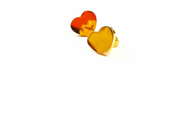 ORECCHINI A LOBO CON CUORE