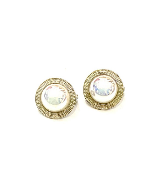 ORECCHINI CLIP CON PERLA BOREALE